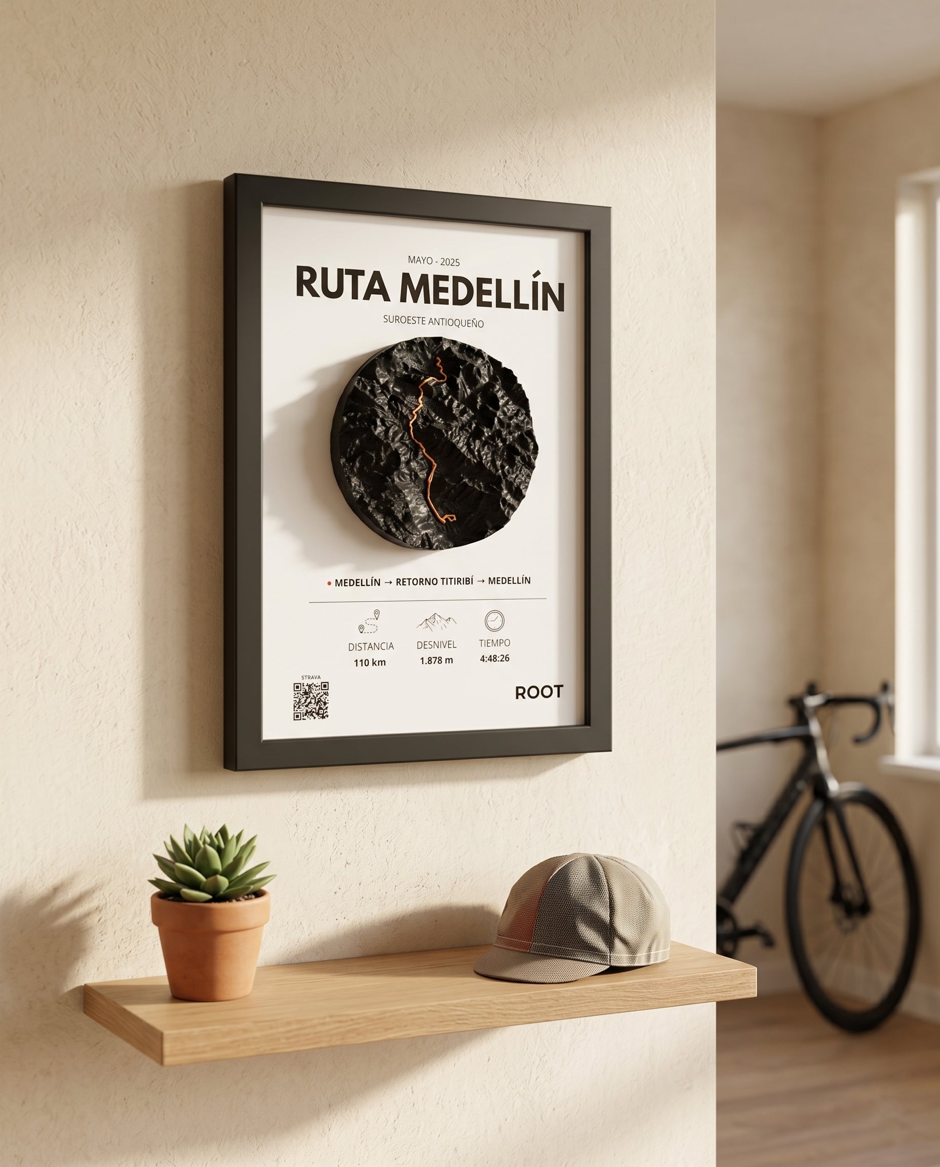 Cuadro Ruta 3D